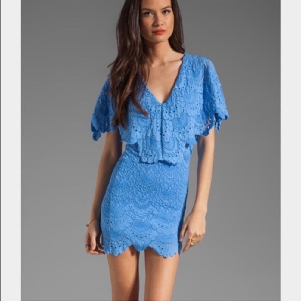 Nightcap blue lace dress